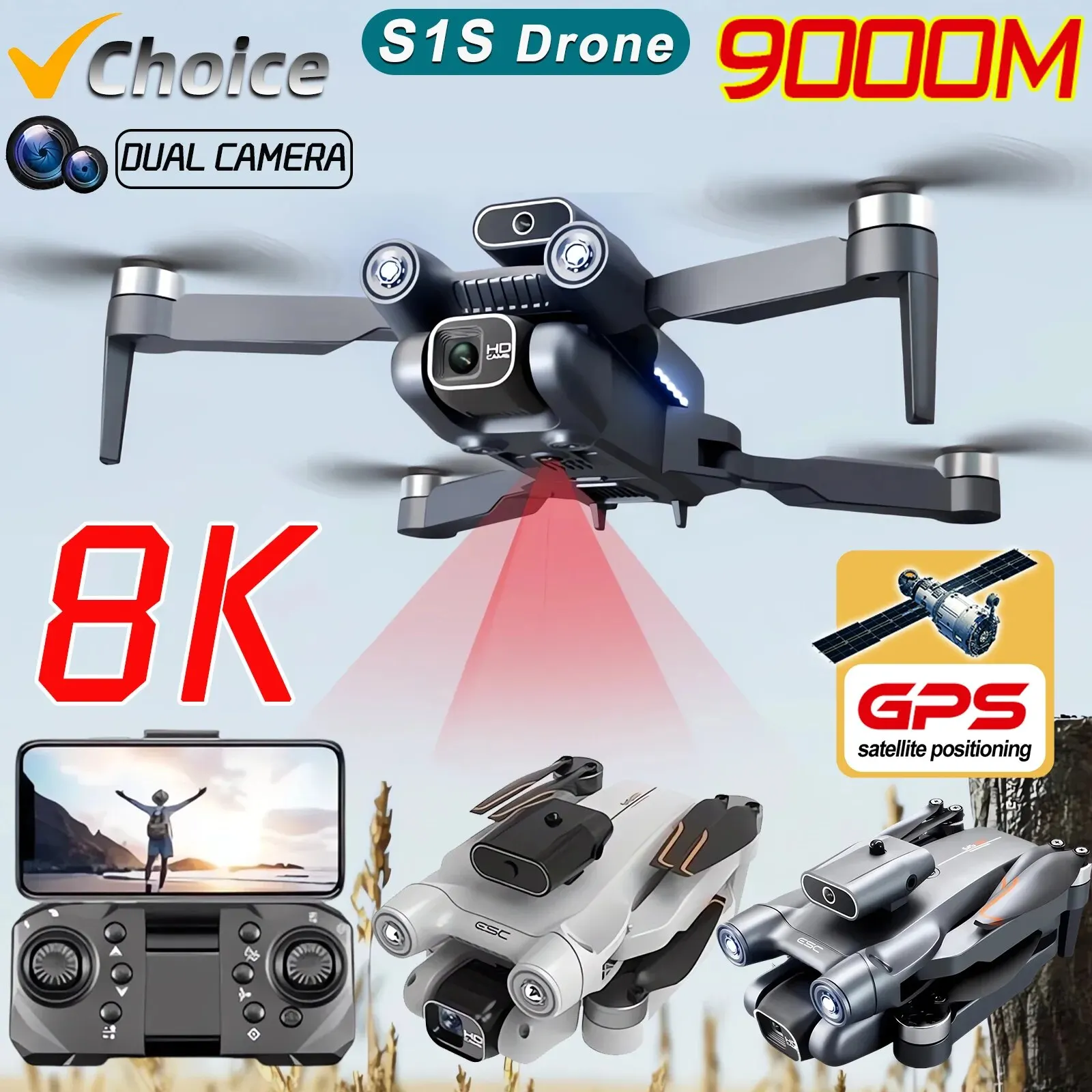 Drone Lidar - Nuovo S1S 5G GPS Drone Camera