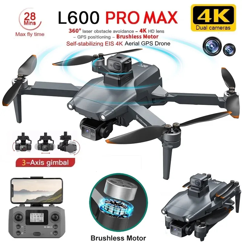 Drone Lidar - L600 PRO MAX GPS Drone Professionale