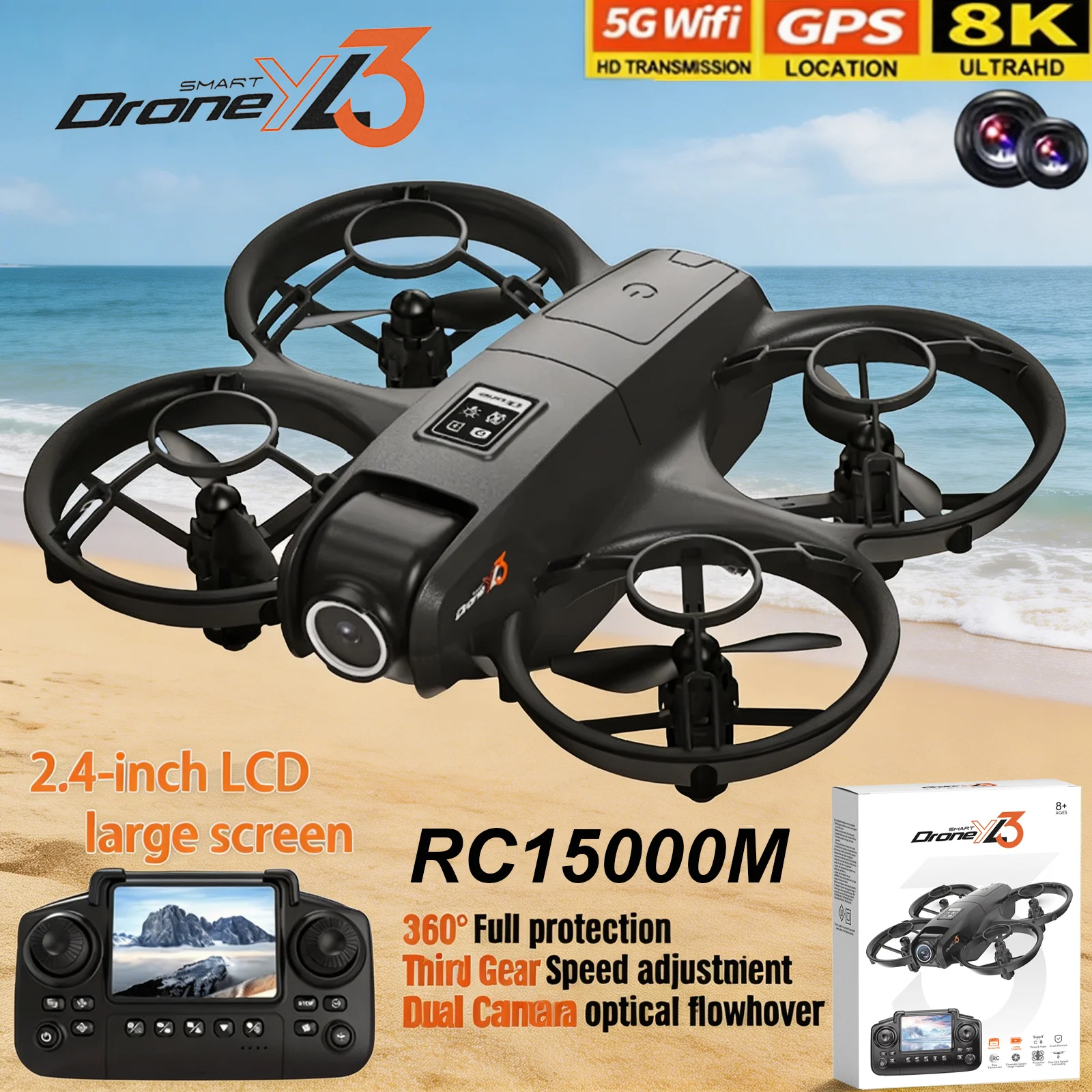 Drone Multispectral - Nuovo Drone RC YL3 con Doppia