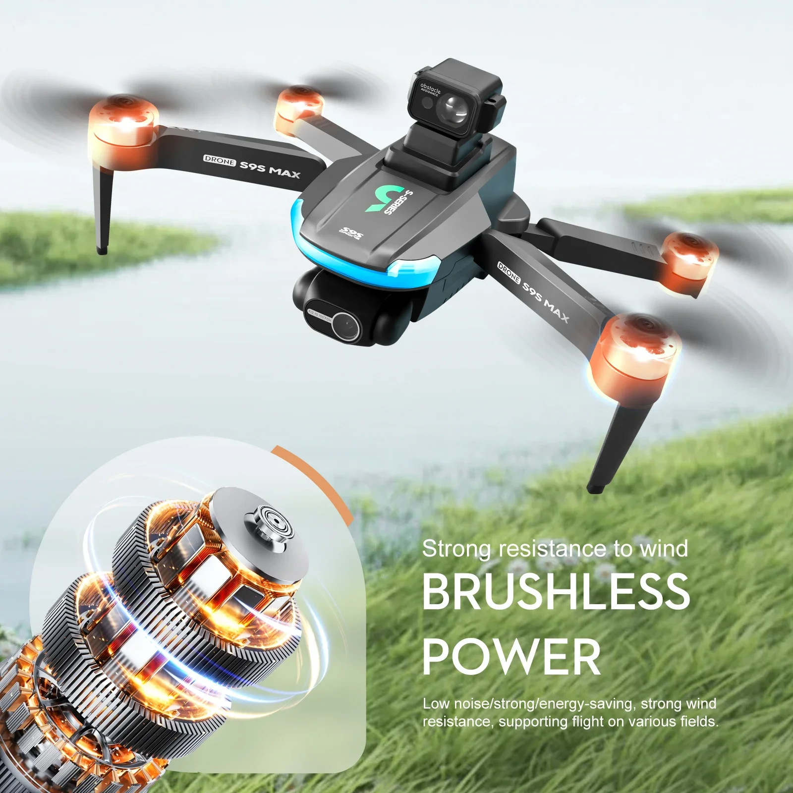 NUOVO S9S MAX MINI Drone 4K 2  - Drone Lidar recensione e prezzo
