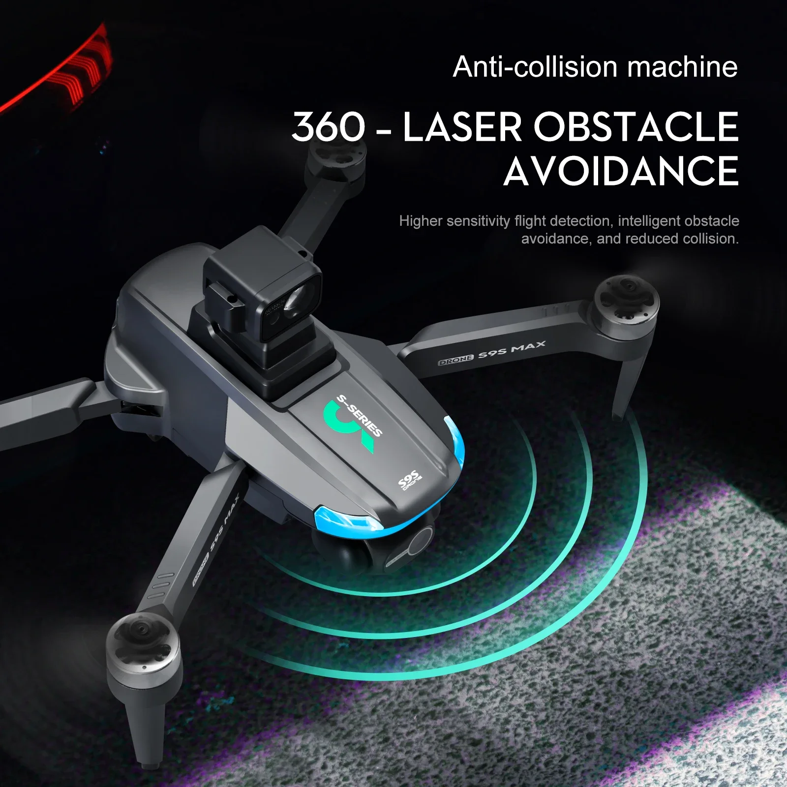 NUOVO S9S MAX MINI Drone 4K 2  - Drone Lidar recensione e prezzo