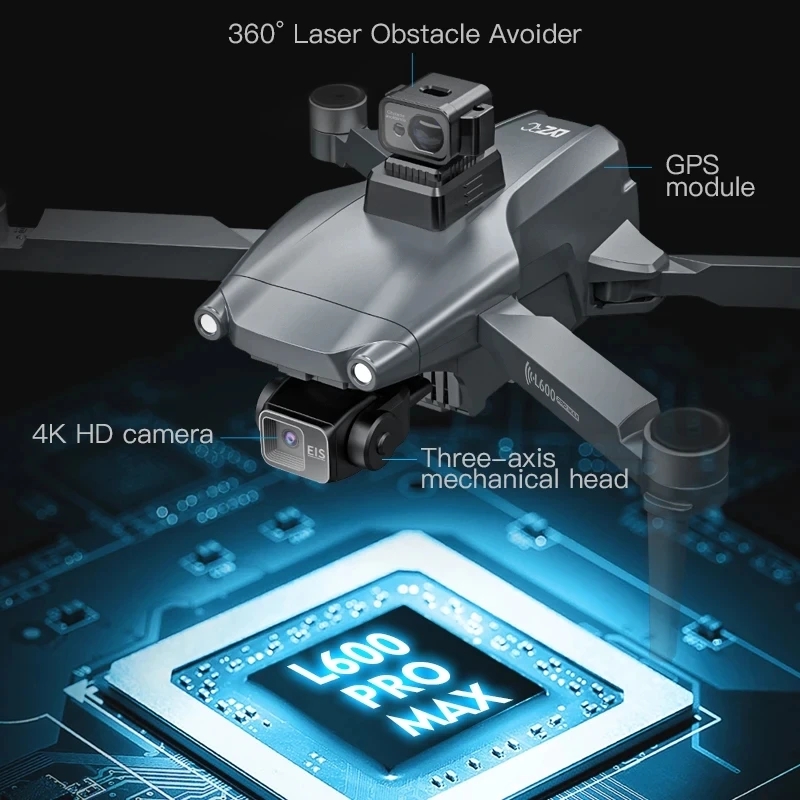 L600 PRO MAX GPS Drone Profess - Drone Lidar recensione e prezzo